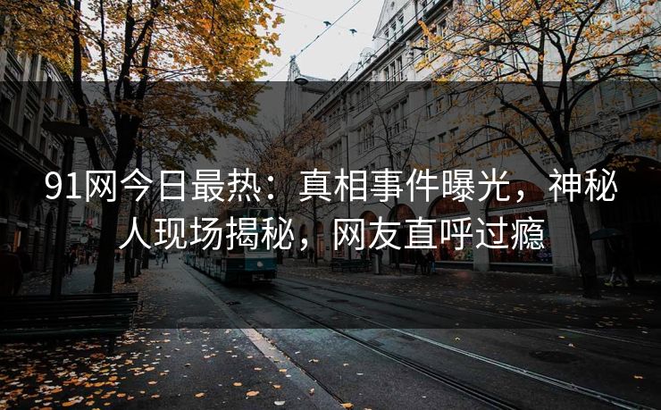 91网今日最热：真相事件曝光，神秘人现场揭秘，网友直呼过瘾