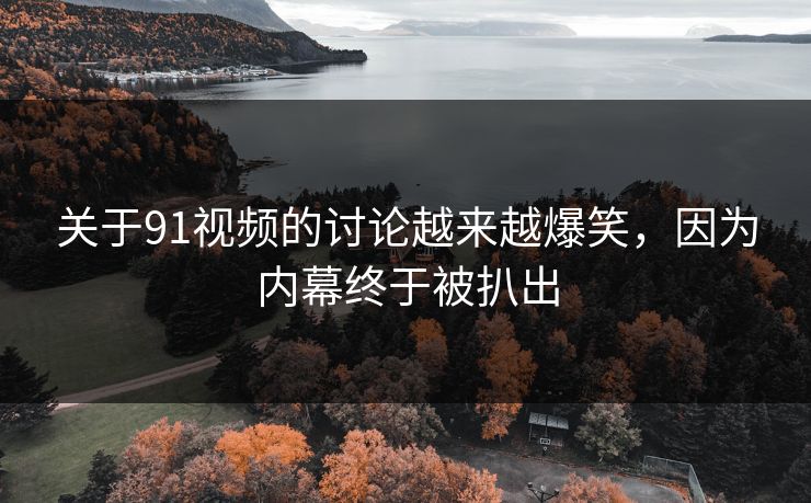 关于91视频的讨论越来越爆笑，因为内幕终于被扒出
