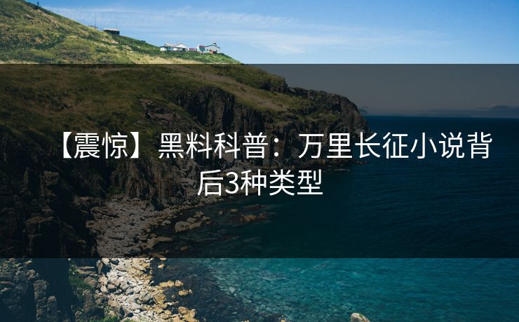 【震惊】黑料科普：万里长征小说背后3种类型